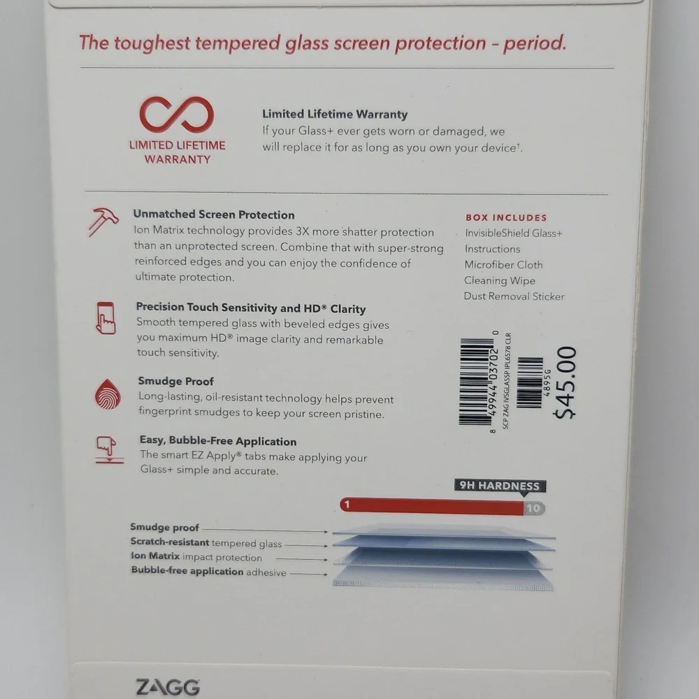 ZAGG Invisible Shield Glass Iphone 6+/7+/8+